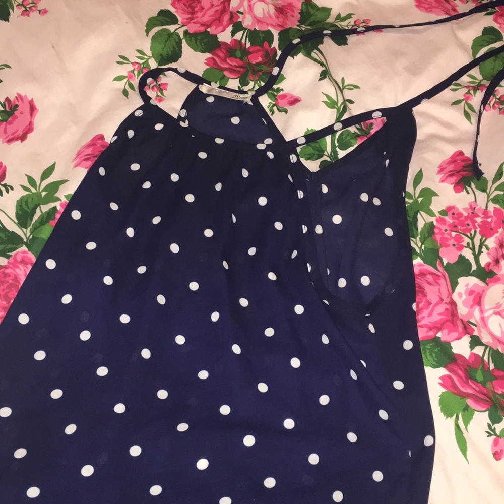 Polk a dot top